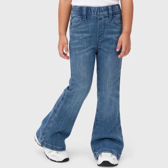 s.Oliver flared jeans - medium blue denim