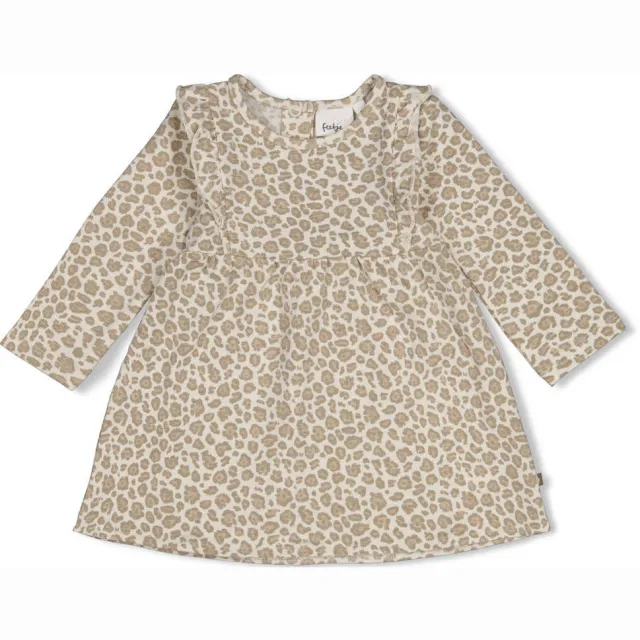 Feetje Dress to Impress jurk panterprint lichtbruin lichtbruin/offwhite, foto 2