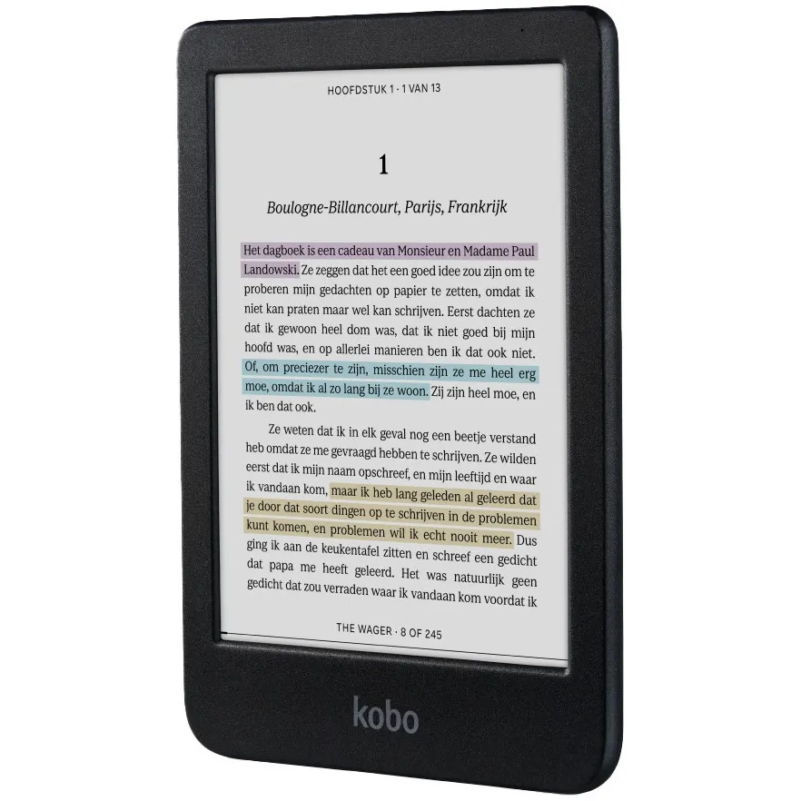 Kobo Clara Colour e-reader zwart, foto 6
