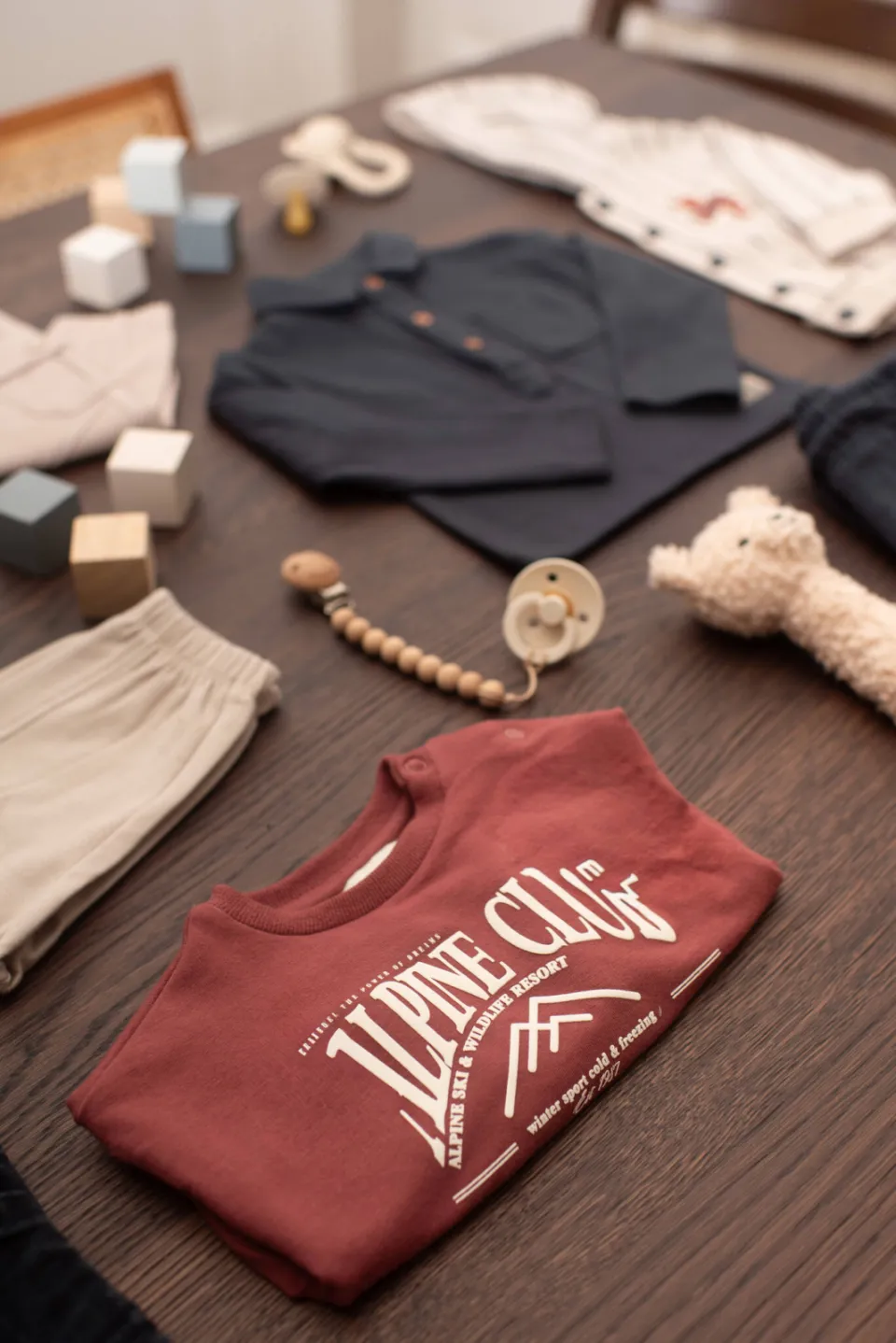 Dirkje oversized sweater met tekst - rood, foto 3