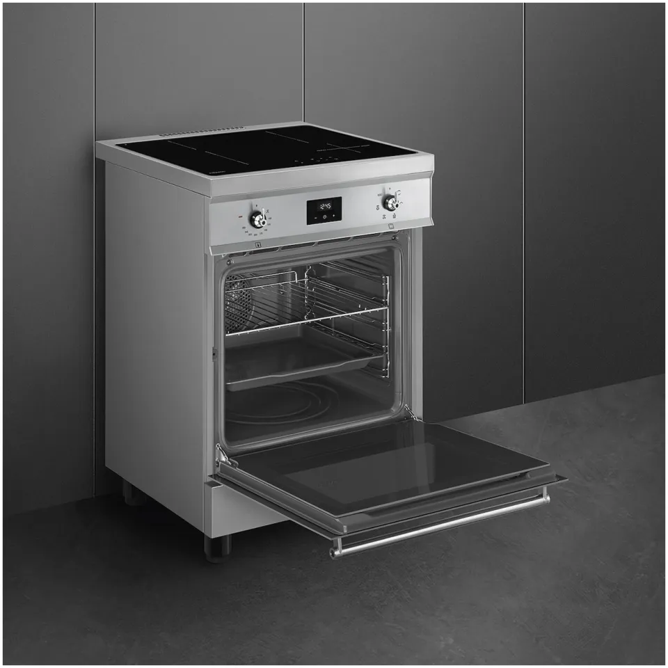 Smeg C6IMXT2 inductiefornuis RVS, foto 3