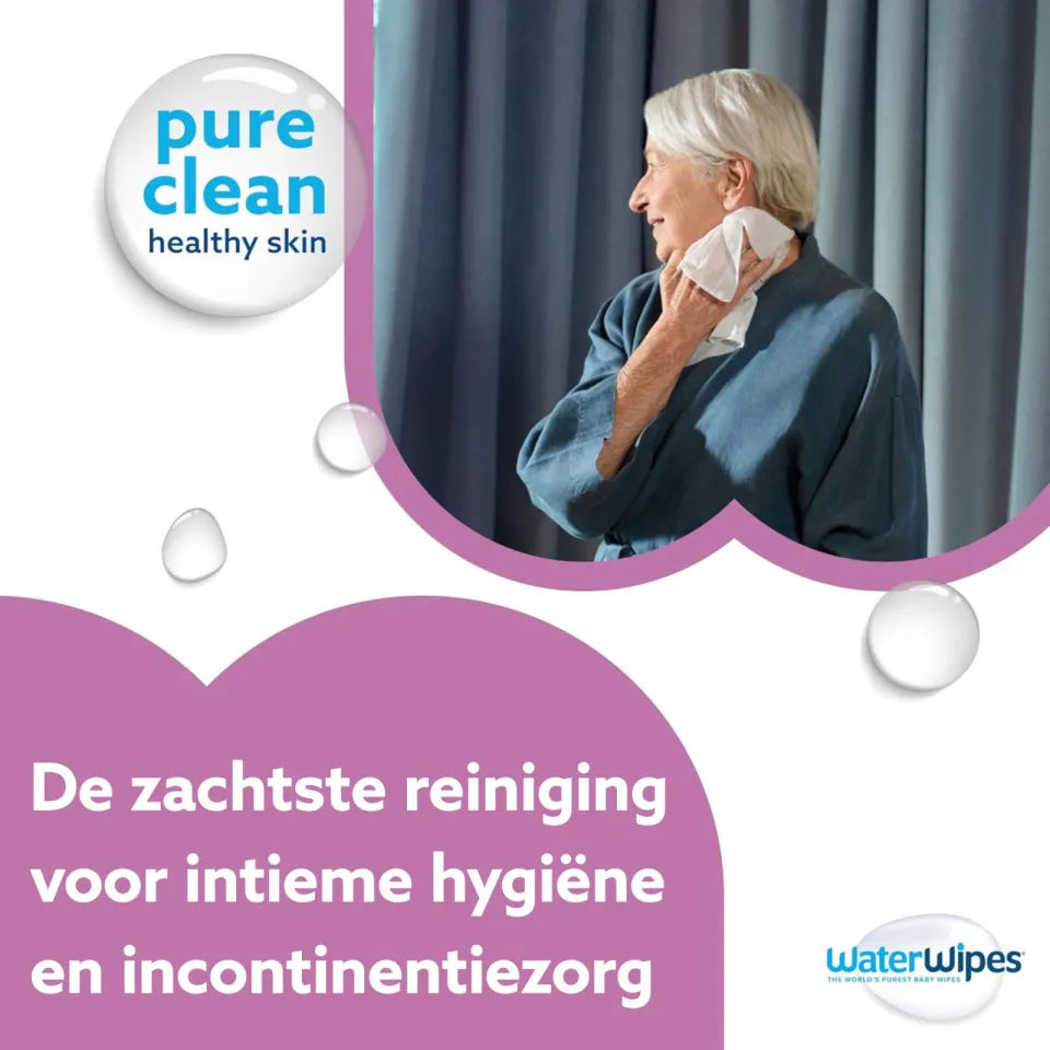 WaterWipes Sensitive+ Body & Intimate XL Doekjes – 180 stuks (6 verpakkingen), foto 3