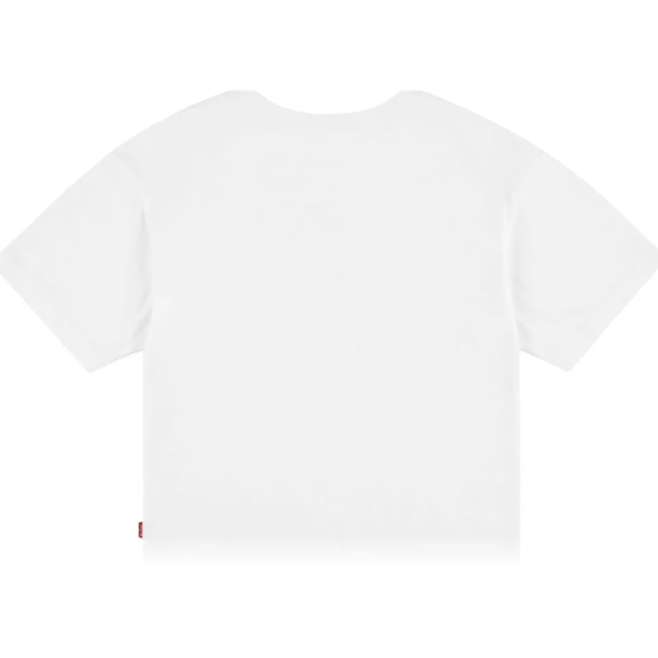 Levi's Kids T-shirt LIGHT BRIGHT MEET & GREET met logo wit/rood, foto 3