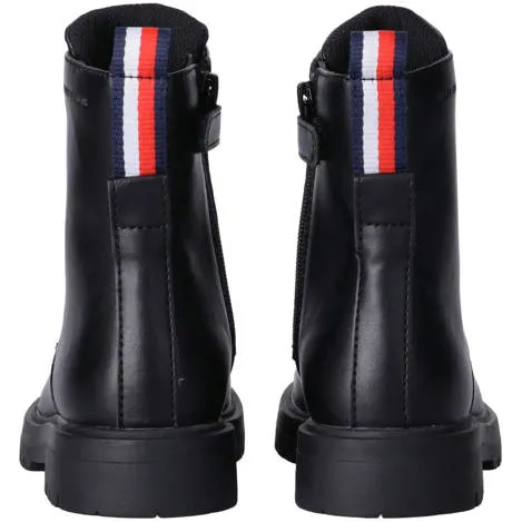 Tommy Hilfiger veterlaarzen met profielzool zwart, foto 3