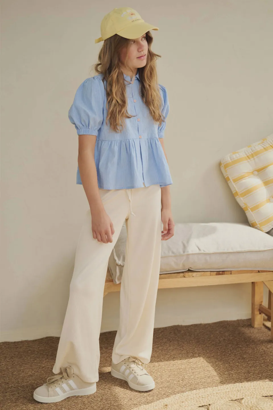 NoBell’ regular casual broek ivoor, foto 3