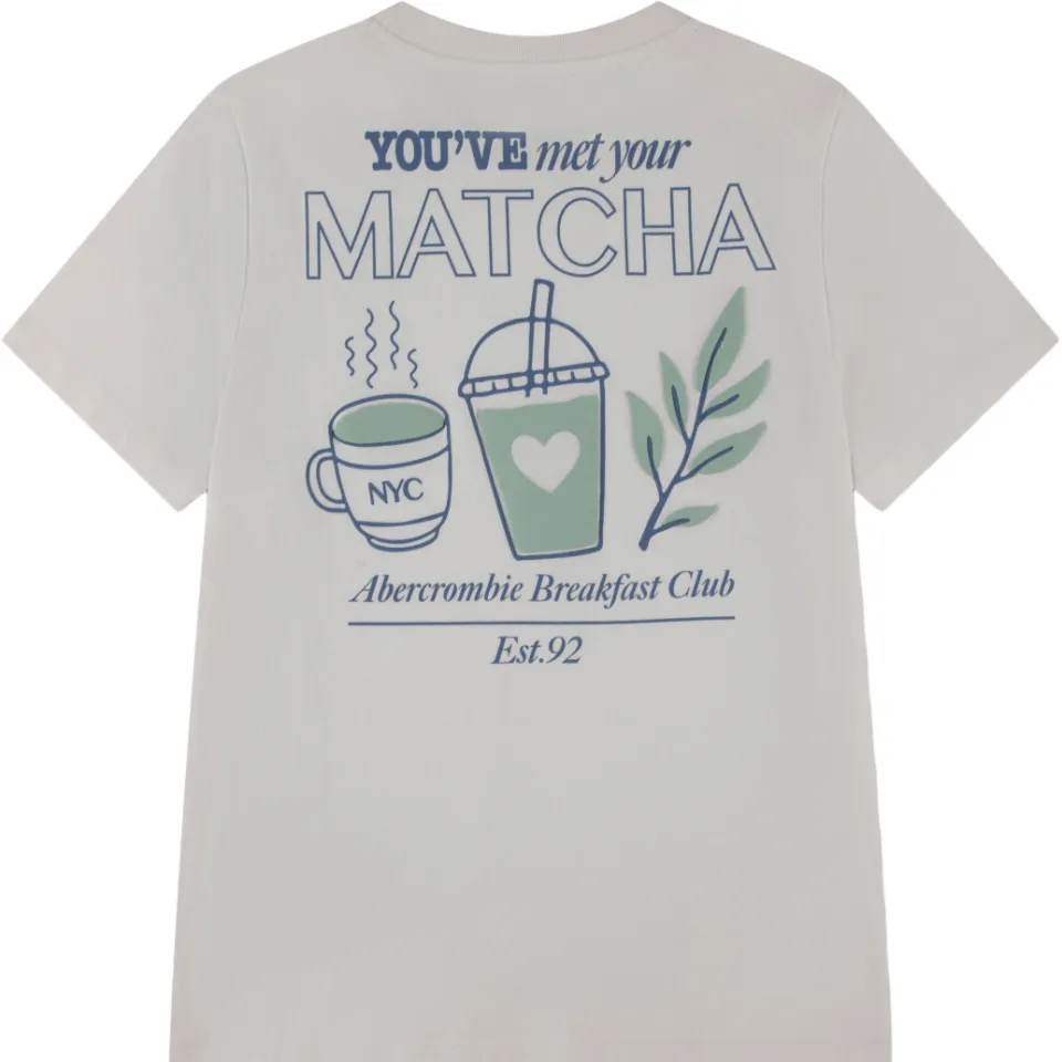 Abercrombie & Fitch t-shirt ecru, foto 2