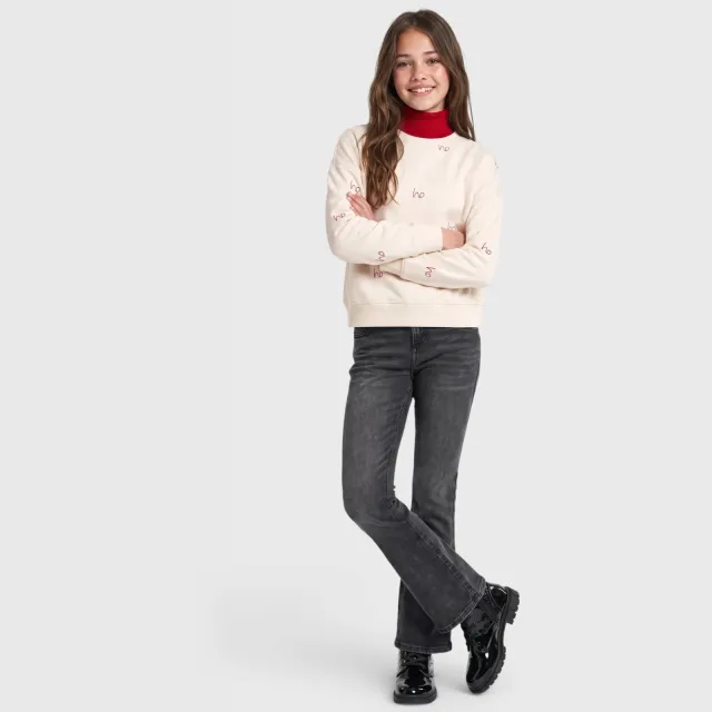s.Oliver BEVERLY flared jeans - antraciet