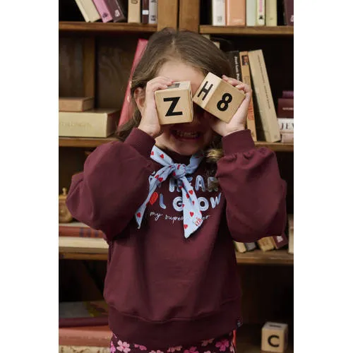 Z8 mini sweater Simay donkerrood, foto 7