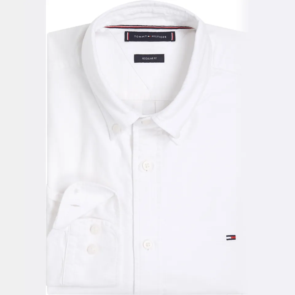 Tommy Hilfiger overhemd HERITAGE OXFORD opthic white, foto 7