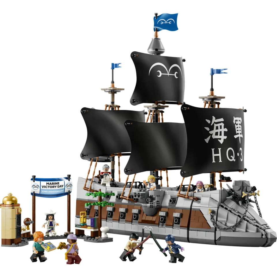 Lego One Piece Het Slagschip van Garp Piraten Speelgoed 75646