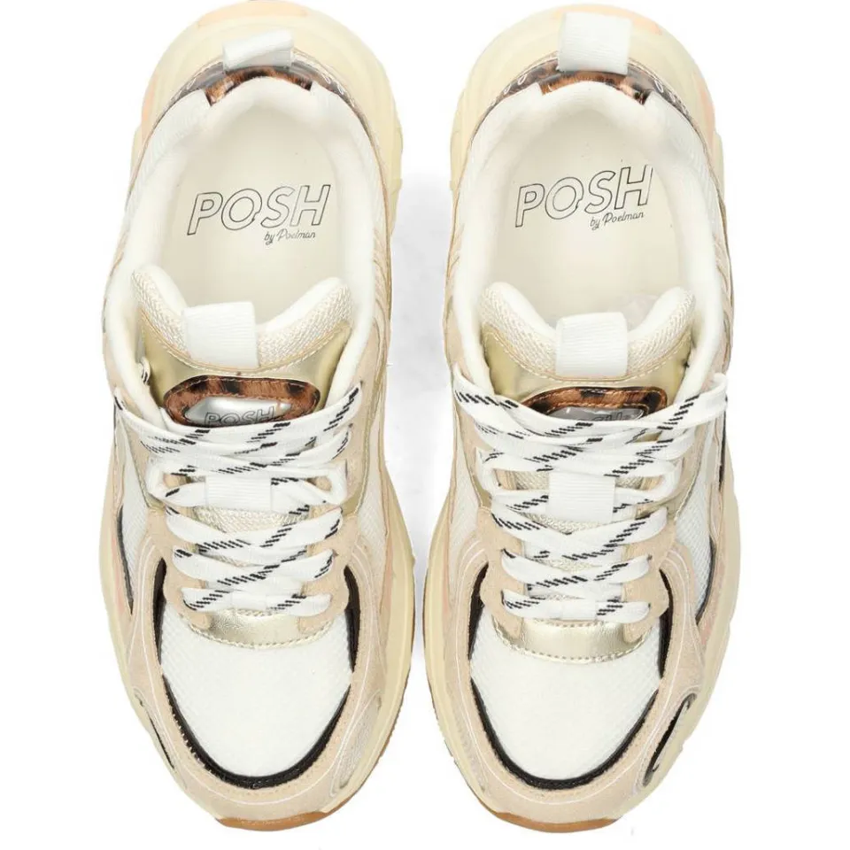POSH by Poelman Poelman Harper lage sneakers wit, foto 2