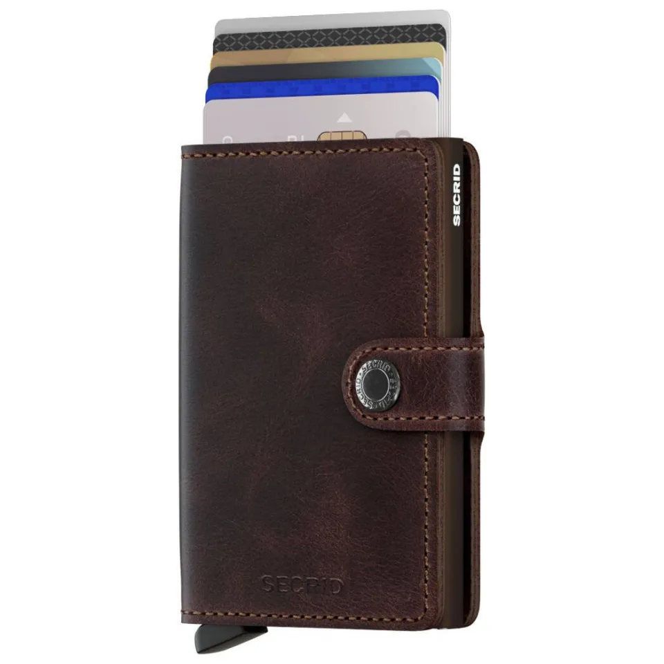 Secrid pasjeshouder Miniwallet Vintage donkerbruin, foto 4