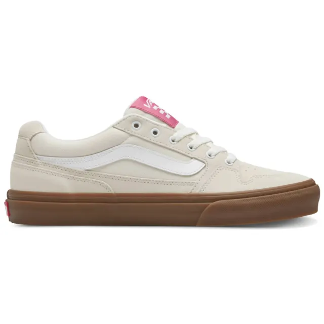 Vans Caldrone leren sneakers - ecru/roze