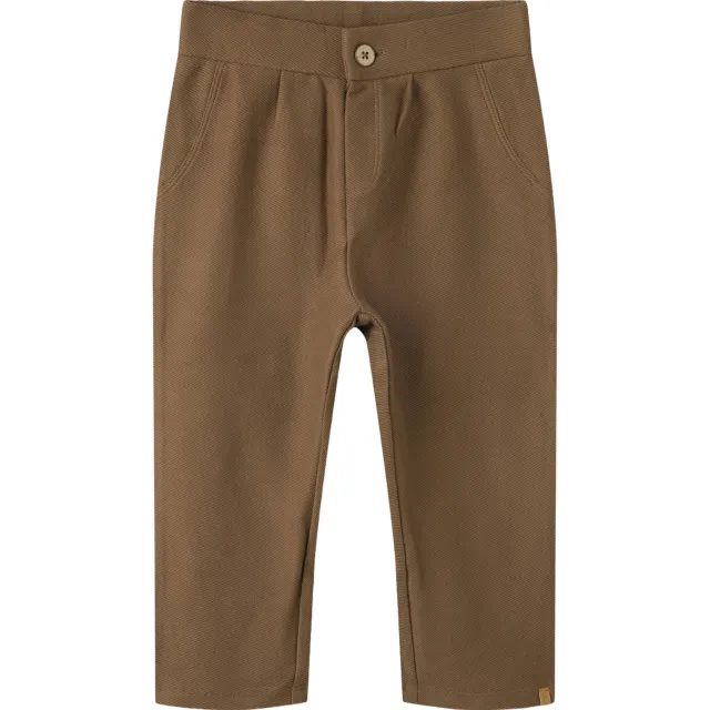 Lil' Atelier MINI casual broek - bruin