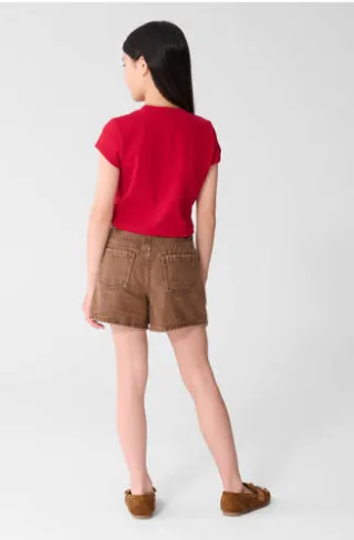 Shoeby t-shirt met logo rood, foto 3