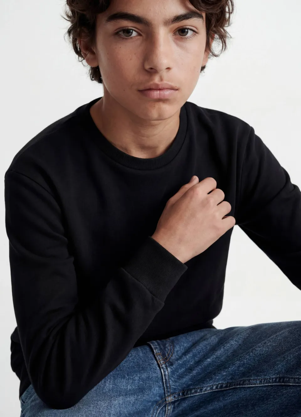 Jack & Jones JUNIOR sweater JJEBRADLEY zwart, foto 6