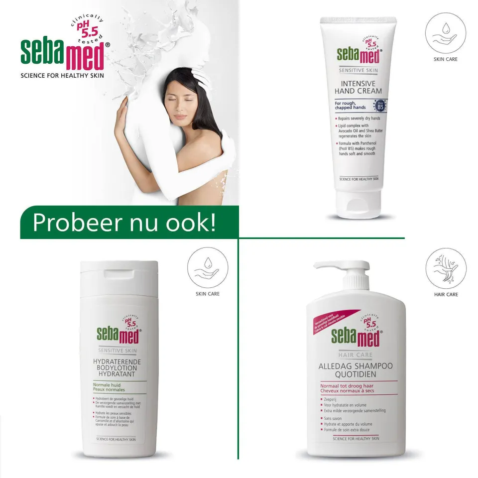 Sebamed Alledag shampoo normaal tot droog haar, foto 5