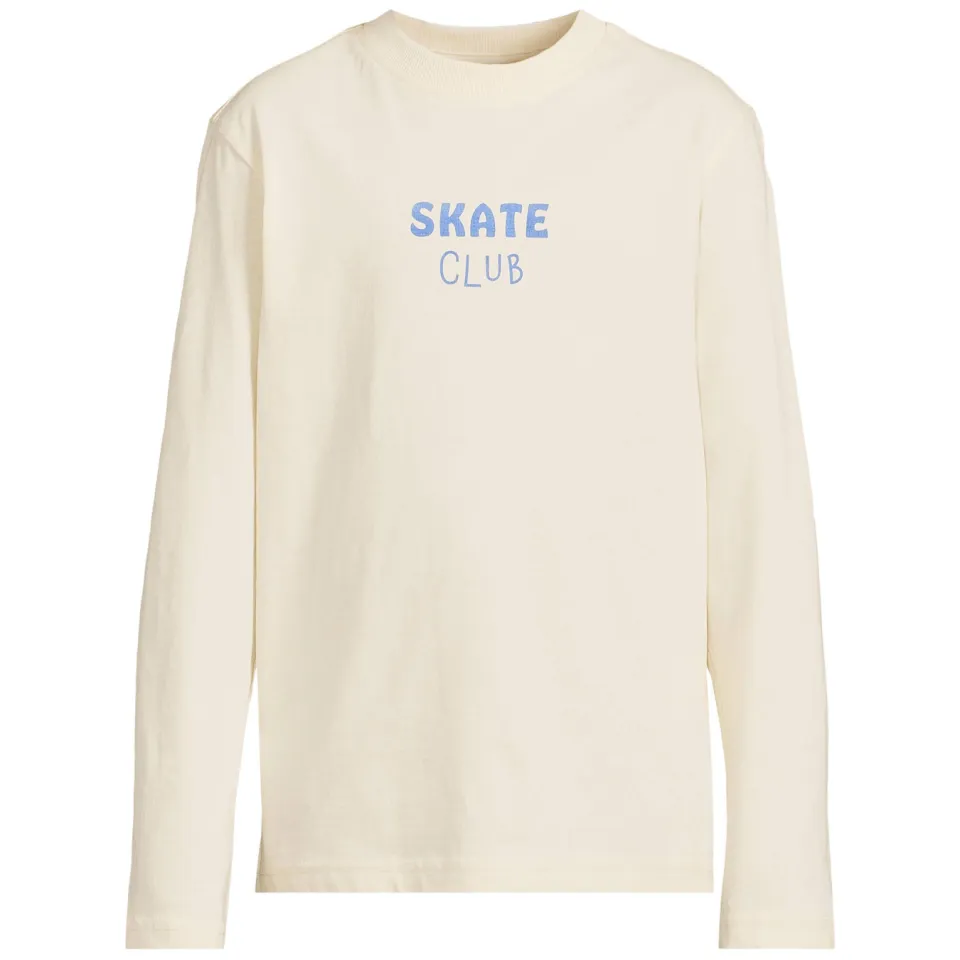 Orange Stars longsleeve met backprint en print ecru, foto 2