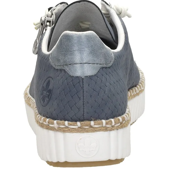 Rieker veterschoen blauw, foto 4