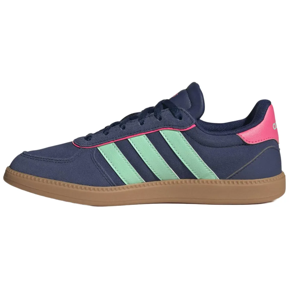 Adidas Sportswear Breaknet Sleek imitatieleren sneakers - donkerblauw/mintgroen, foto 4