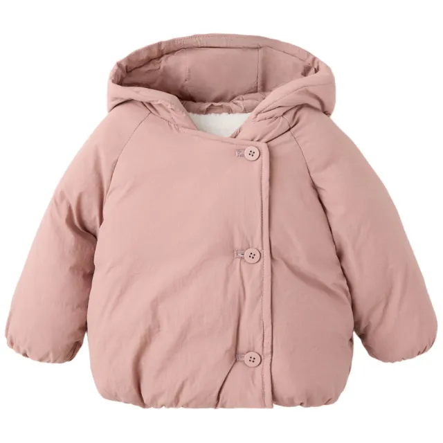Mango gewatteerde anorak roze
