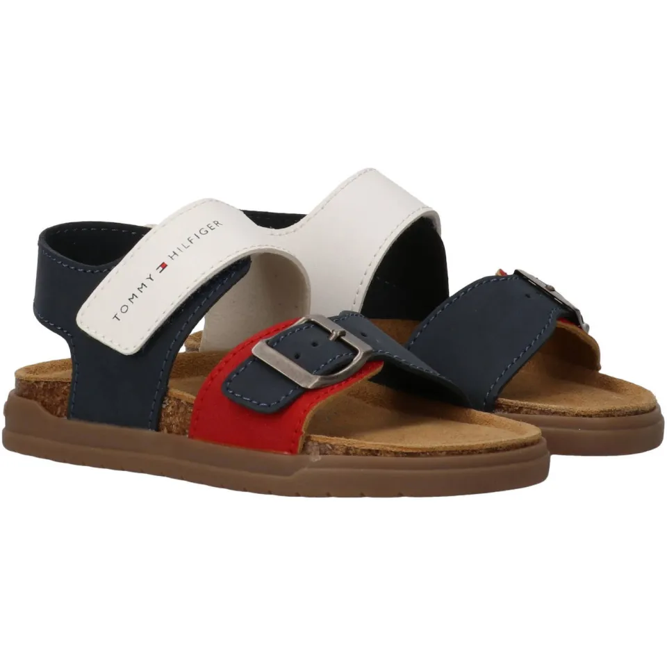 Tommy Hilfiger sandalen donkerblauw multi, foto 3