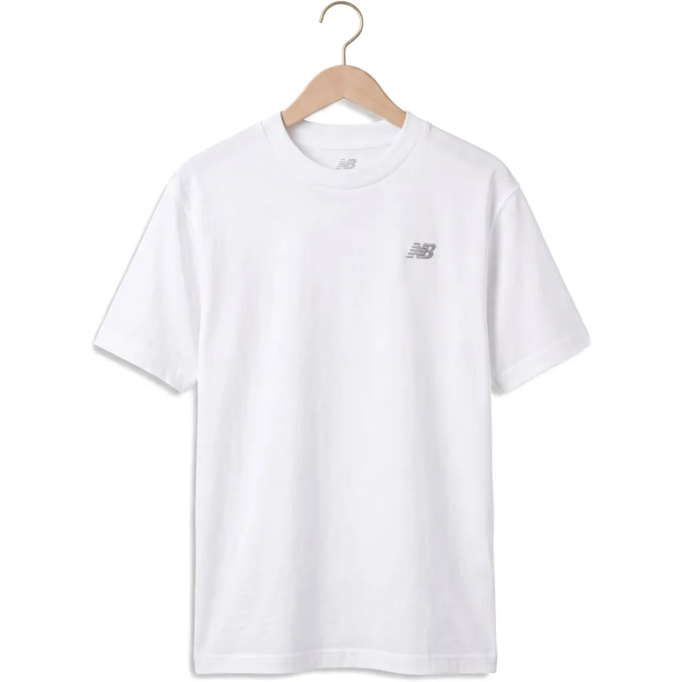 New Balance Heren Polo's & T-shirts Se Ctn Ss - Wit, foto 2