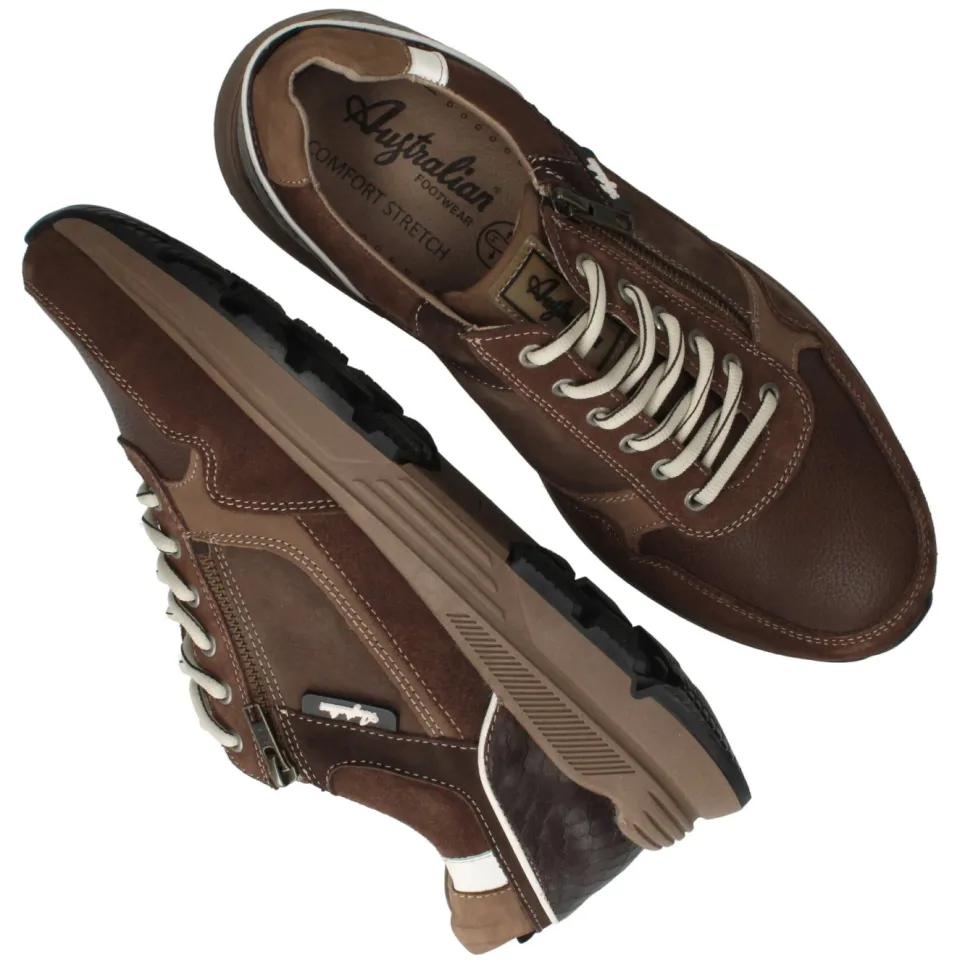 Australian Footwear Connery sneakers bruin, foto 5