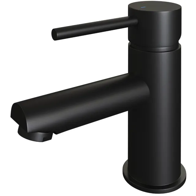 Brauer Black Edition Coldstart wastafelmengkraan mat zwart