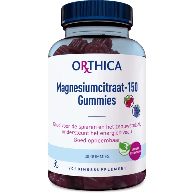Orthica Magnesiumcitraat-150 gummies