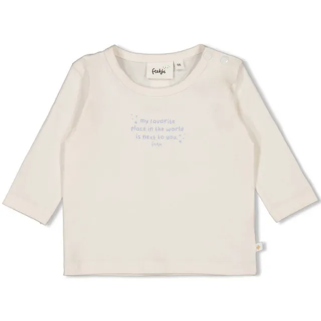Feetje longsleeve The Magic is in You ecru, foto 2
