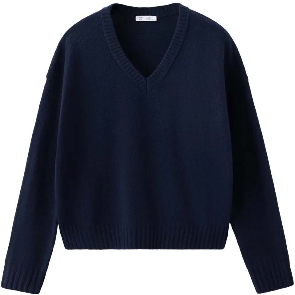 Mango TEEN gebreide trui - donkerblauw, foto 2