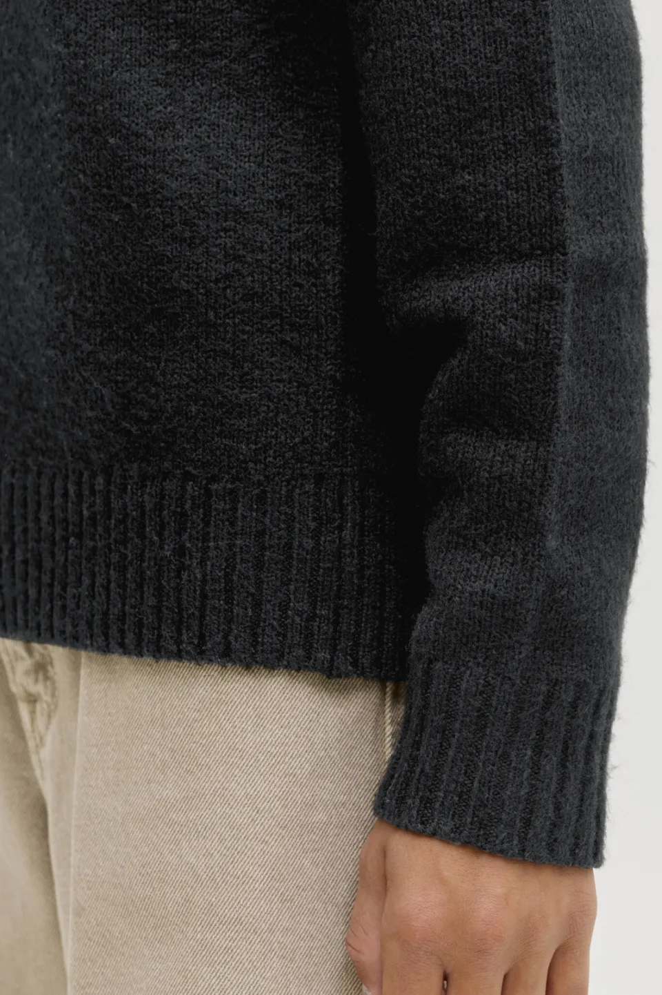 Jack & Jones JUNIOR trui zwart fijn gebreid, foto 7