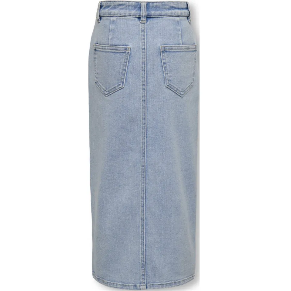 Only KOGSIRI spijkerrok lichtblauw denim, foto 3