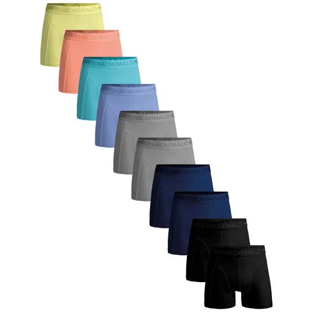 Muchachomalo Heren 10-pack Light Cotton Veelkleurig