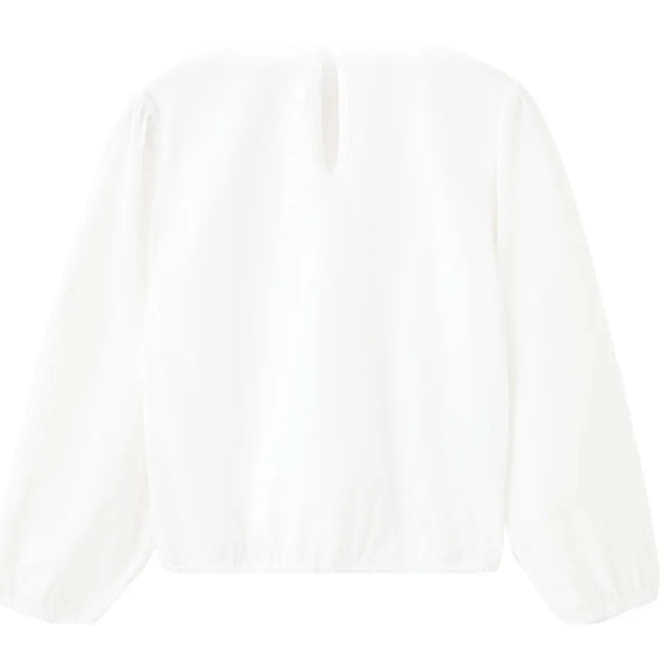 Mango blousetop met borduursels wit, foto 3