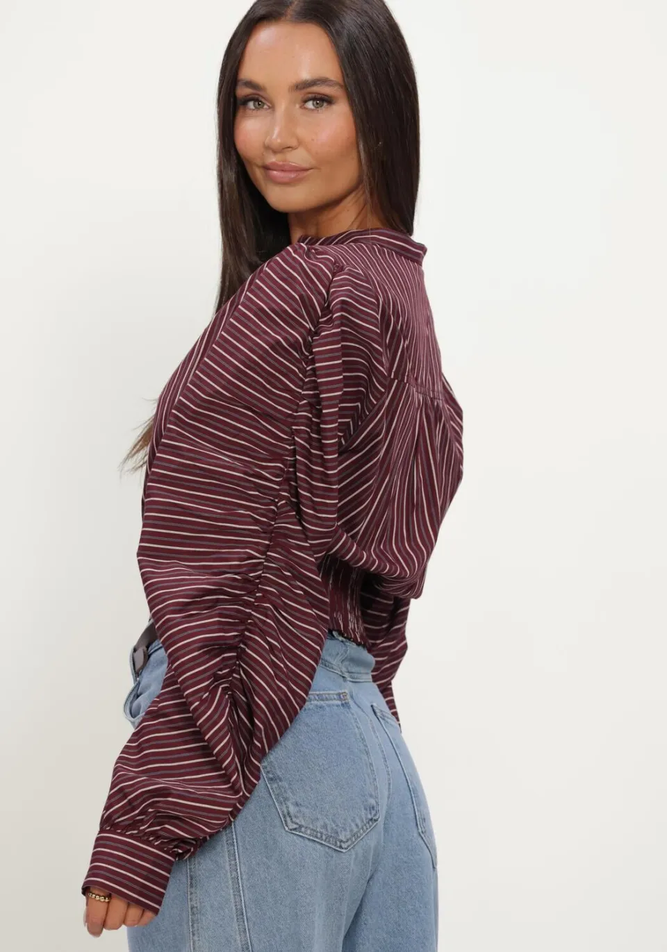 Notre-V Nv-inta blouse bordeaux, foto 4