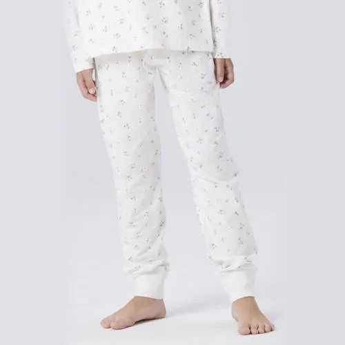 NAME IT KIDS pyjama met bloemen print ecru, foto 5