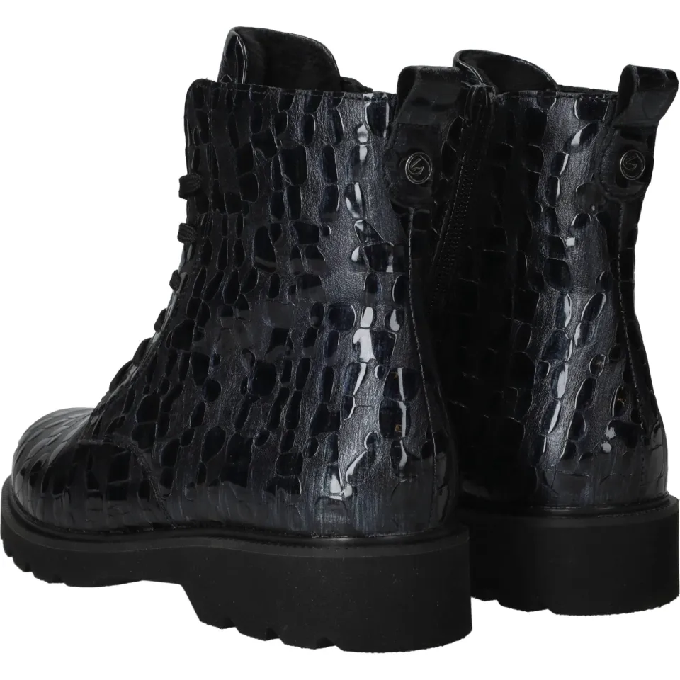 Remonte veterboots blauw lak, foto 5