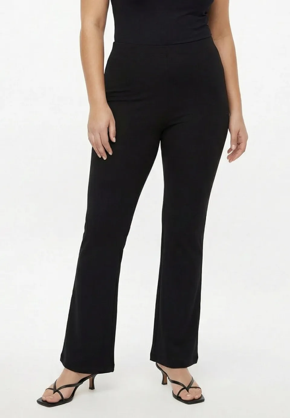 Yoek bootcut pantalon zwart, foto 7