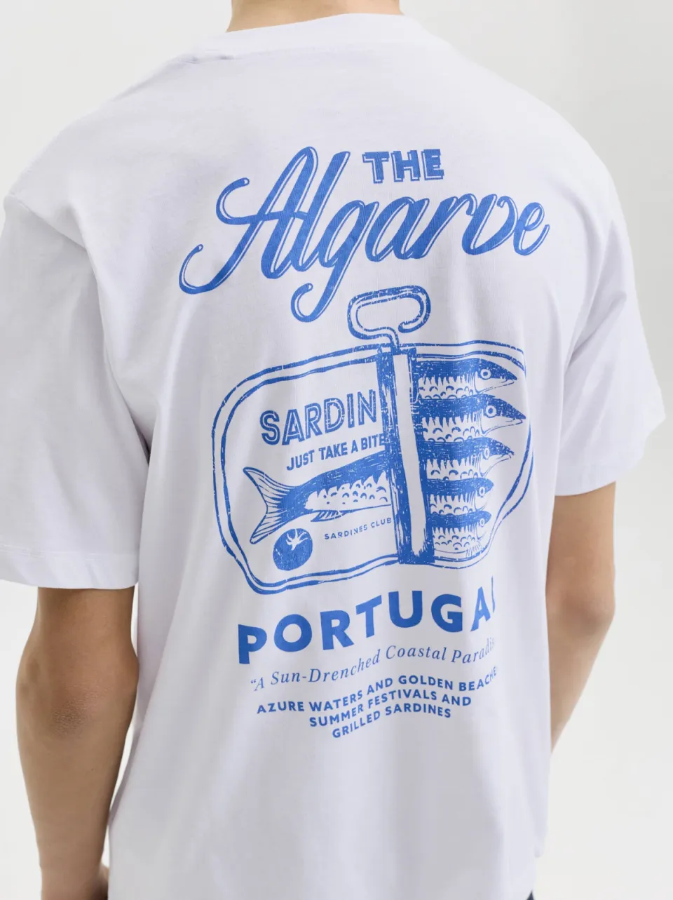 Jack & Jones t-shirt met backprint wit, foto 6