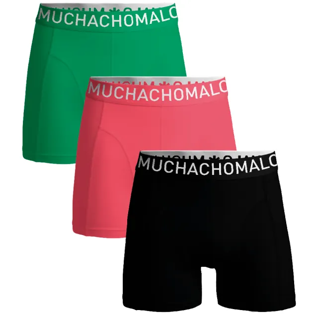 Muchachomalo Heren 3-pack Boxershorts Microfiber Veelkleurig