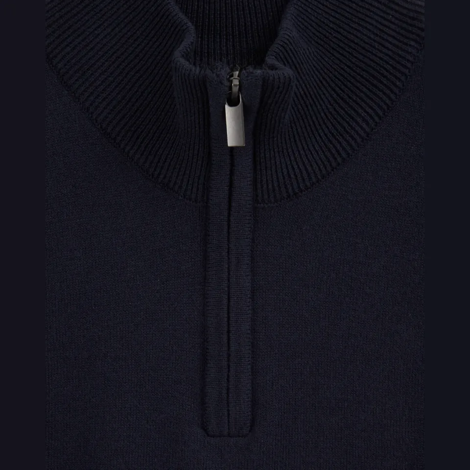 WE Fashion katoenen pullover - marineblauw, foto 5