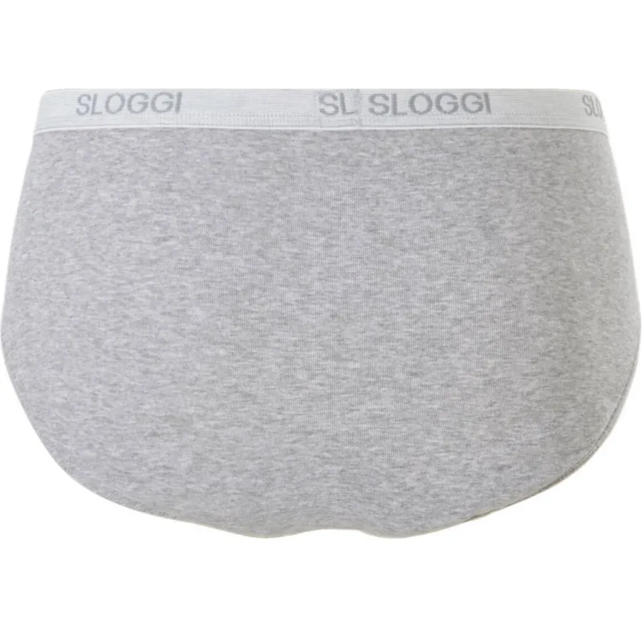 Sloggi MEN Basic midislip (set van 2) grijs melée, foto 2