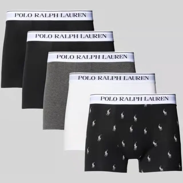 Polo Ralph Lauren Classic Trunk boxershorts 5-pack wit