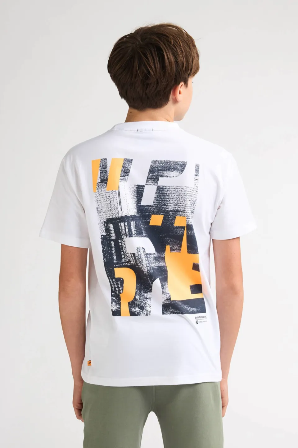 Petrol Industries T-shirt met backprint wit, foto 6