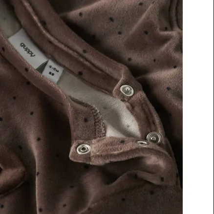 GUPPY BABY sweater met stippen - bruin Meisjes Polyester Ronde hals Printopdruk, foto 3