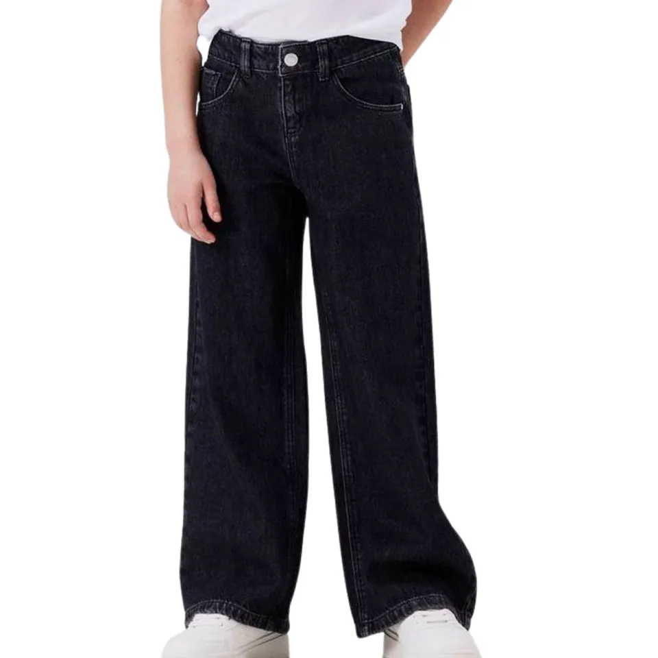 NAME IT KIDS wide leg jeans NKFROSE dark grey denim, foto 2