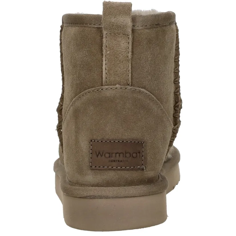 Warmbat Wallaby enkellaarsjes taupe, foto 5