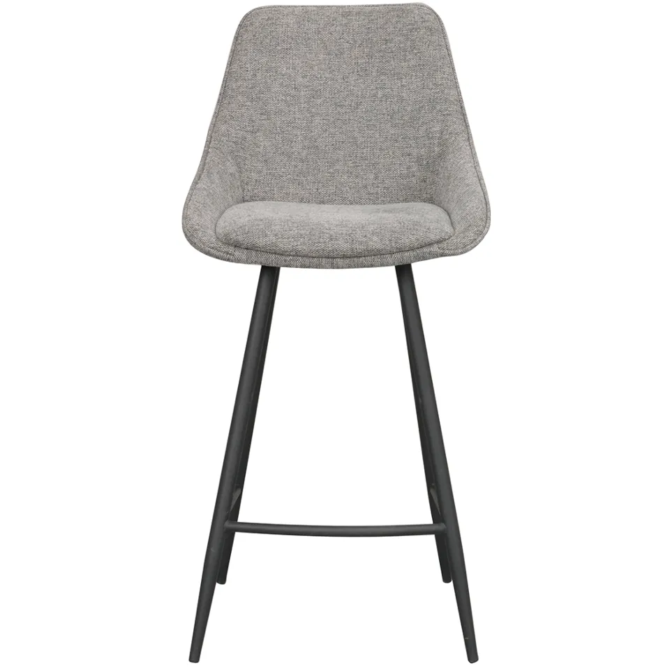 Rowico Home Sierra gestoffeerde barkruk grijs - 67 cm, foto 5